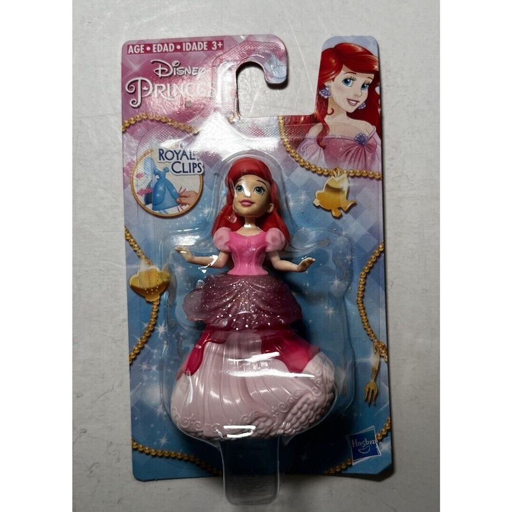 NEW Disney Princess Ariel Royal Clips Clip-on Dress Little Mermaid Hasbro